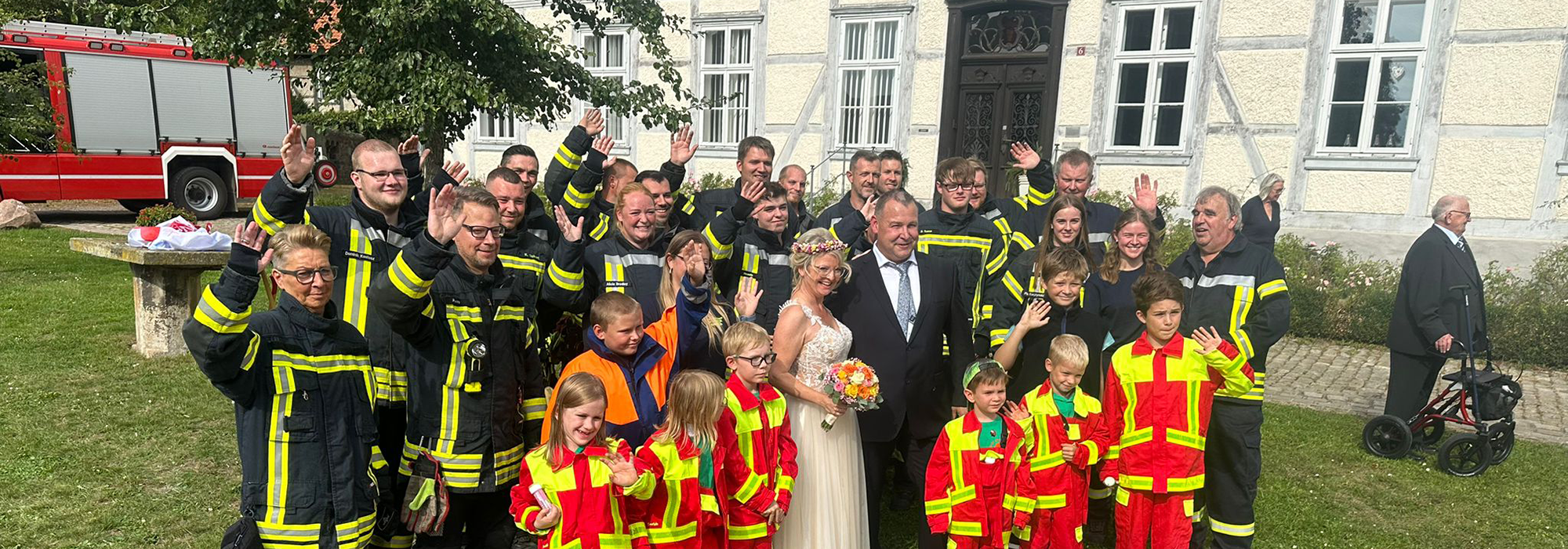 Zur Trauung vor