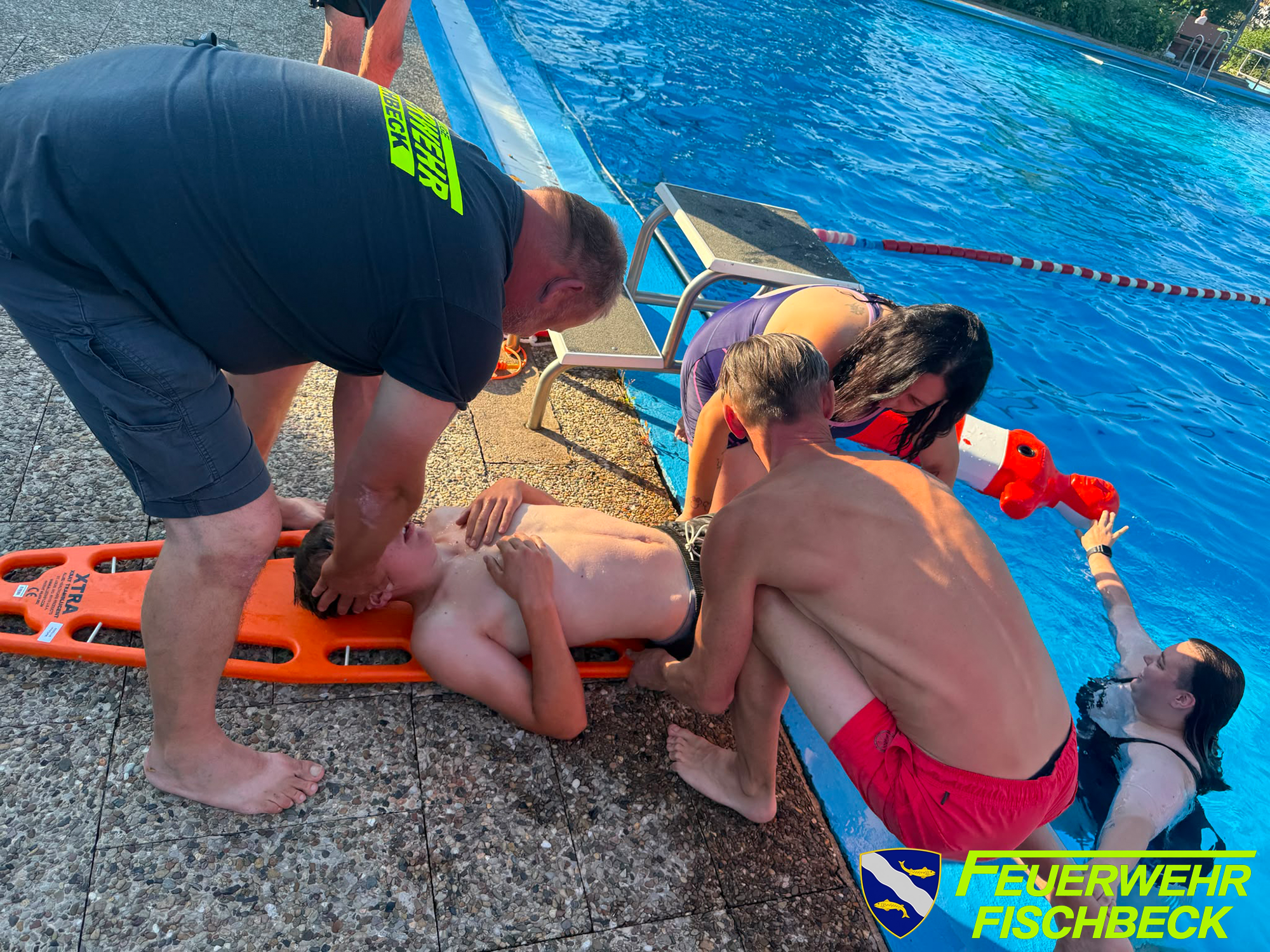 Ausbildungsdienst: Wasserrettung