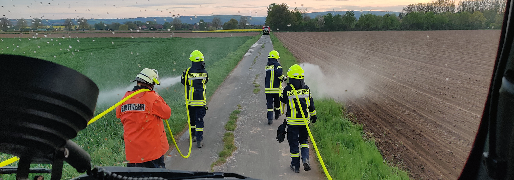 Ausbildungsdienst: Bekämpfung von Vegetationsbränden